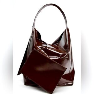 Zara Glossy Hobo Bag